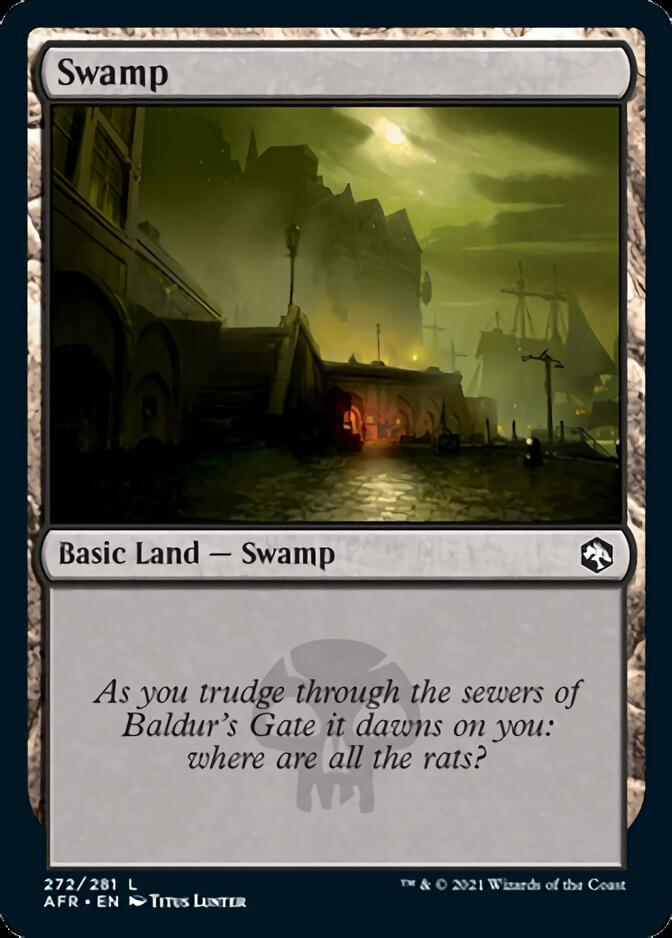Swamp (272) [Dungeons & Dragons: Adventures in the Forgotten Realms] MTG Single Magic: The Gathering | Red Claw Gaming