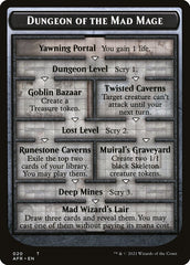 Dungeon of the Mad Mage // Tomb of Annihilation Double-Sided Token [Dungeons & Dragons: Adventures in the Forgotten Realms Tokens] MTG Single Magic: The Gathering    | Red Claw Gaming