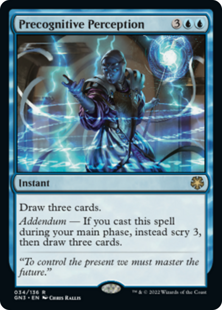 Precognitive Perception [Game Night: Free-for-All] MTG Single Magic: The Gathering | Red Claw Gaming