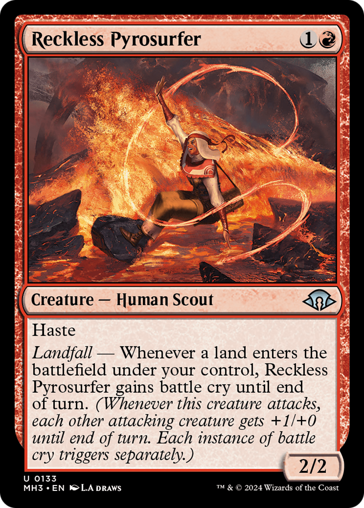 Reckless Pyrosurfer [Modern Horizons 3] MTG Single Magic: The Gathering | Red Claw Gaming