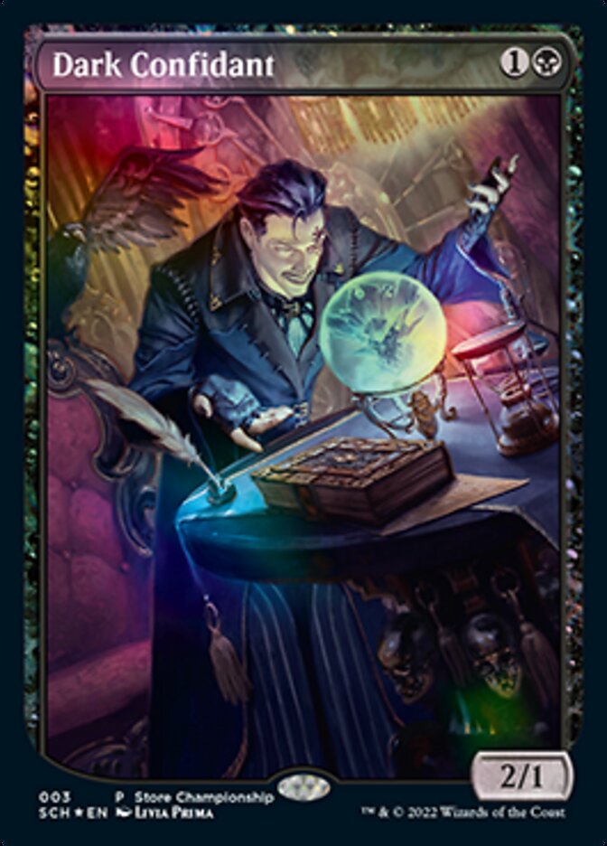 Dark Confidant (Extended Art) [Store Championships 2022] MTG Single Magic: The Gathering | Red Claw Gaming