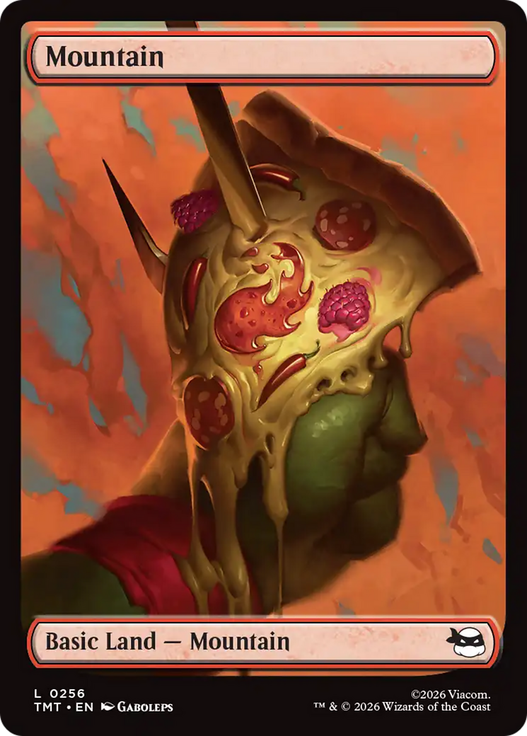 Mountain (0256) [Teenage Mutant Ninja Turtles] MTG Single Magic: The Gathering | Red Claw Gaming