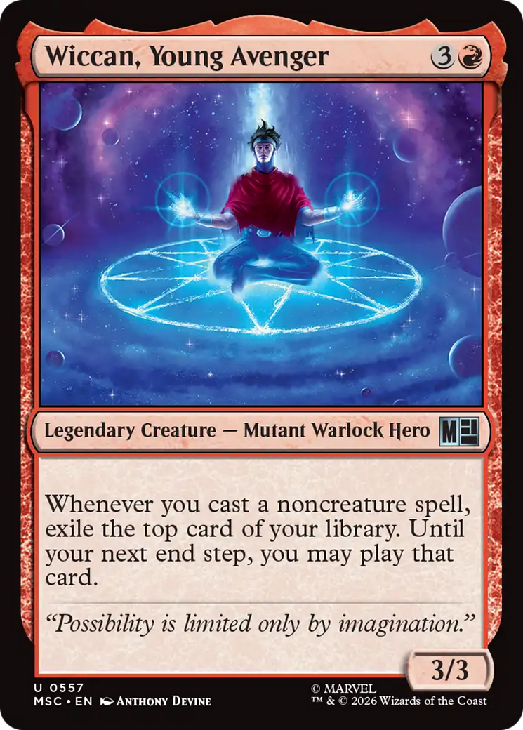 Wiccan, Young Avenger [Marvel Super Heroes Commander] MTG Single Magic: The Gathering | Red Claw Gaming