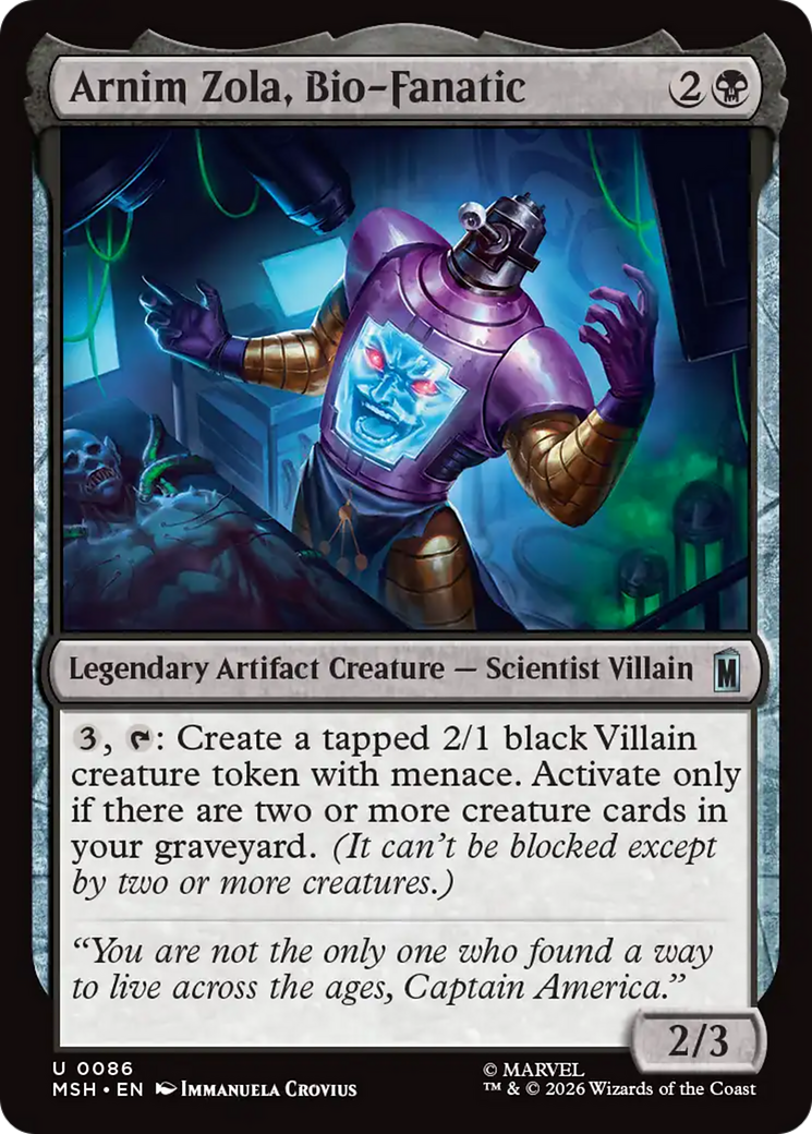 Arnim Zola, Bio-Fanatic [Marvel Super Heroes] | Red Claw Gaming