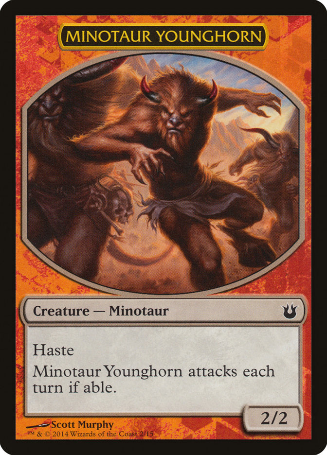 Minotaur Younghorn [Born of the Gods Battle the Horde] MTG Single Magic: The Gathering | Red Claw Gaming