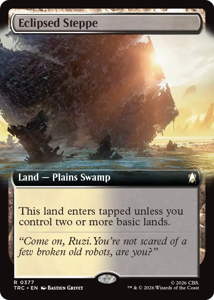Eclipsed Steppe (Extended Art) [Star Trek Commander] | Red Claw Gaming