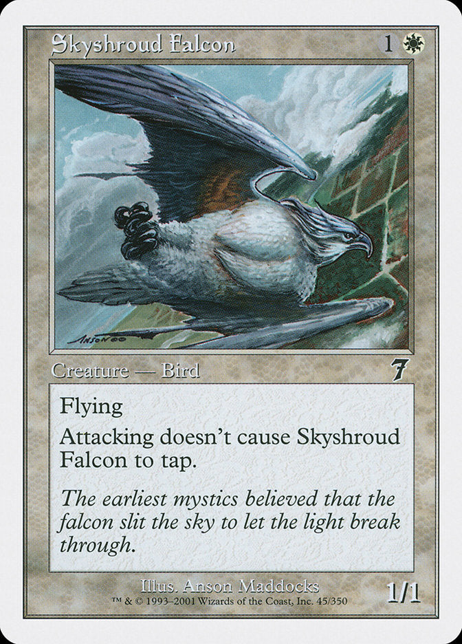 Skyshroud Falcon [Seventh Edition] MTG Single Magic: The Gathering | Red Claw Gaming