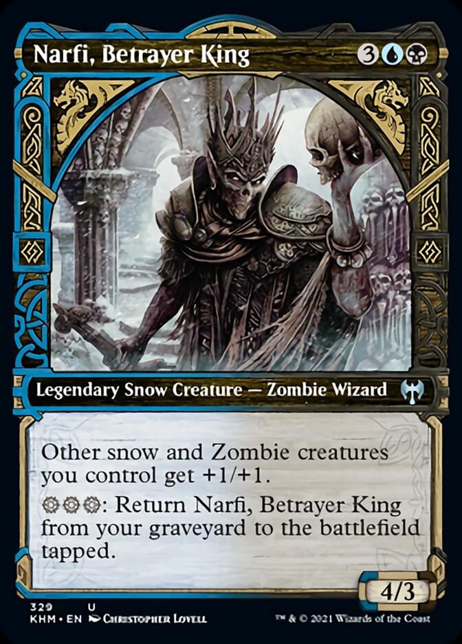 Narfi, Betrayer King (Showcase) [Kaldheim] MTG Single Magic: The Gathering | Red Claw Gaming