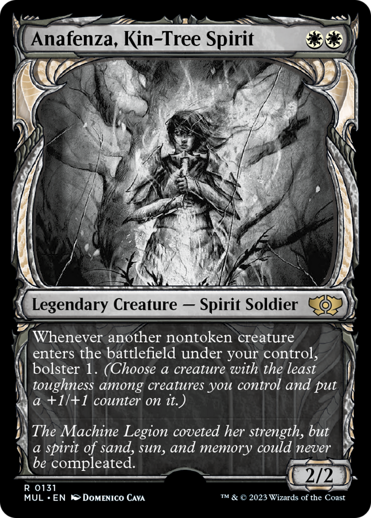 Anafenza, Kin-Tree Spirit (Halo Foil) [Multiverse Legends] MTG Single Magic: The Gathering | Red Claw Gaming