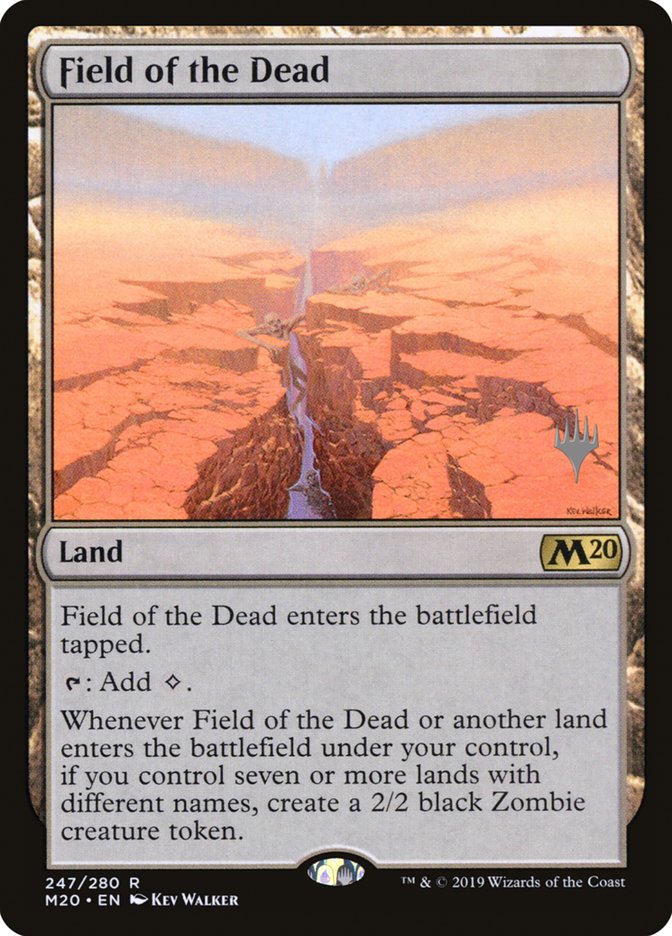 Field of the Dead (Promo Pack) [Core Set 2020 Promos] MTG Single Magic: The Gathering | Red Claw Gaming