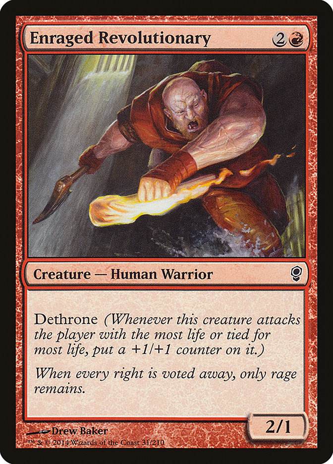 Enraged Revolutionary [Conspiracy] MTG Single Magic: The Gathering | Red Claw Gaming