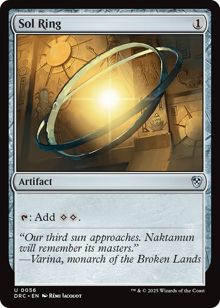 Sol Ring [Aetherdrift Commander] MTG Single Magic: The Gathering | Red Claw Gaming