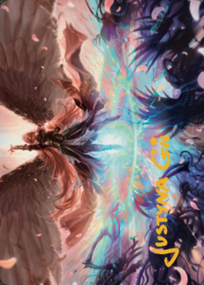 Iridian Maelstrom Art Card (Gold-Stamped Signature) [Dominaria United Art Series] MTG Single Magic: The Gathering | Red Claw Gaming