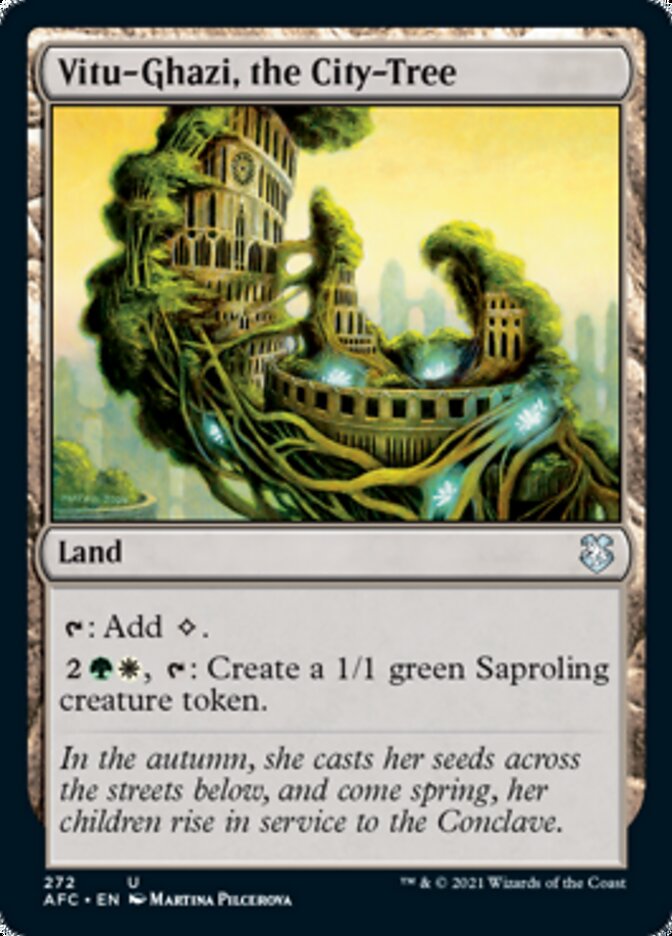 Vitu-Ghazi, the City-Tree [Dungeons & Dragons: Adventures in the Forgotten Realms Commander] MTG Single Magic: The Gathering | Red Claw Gaming