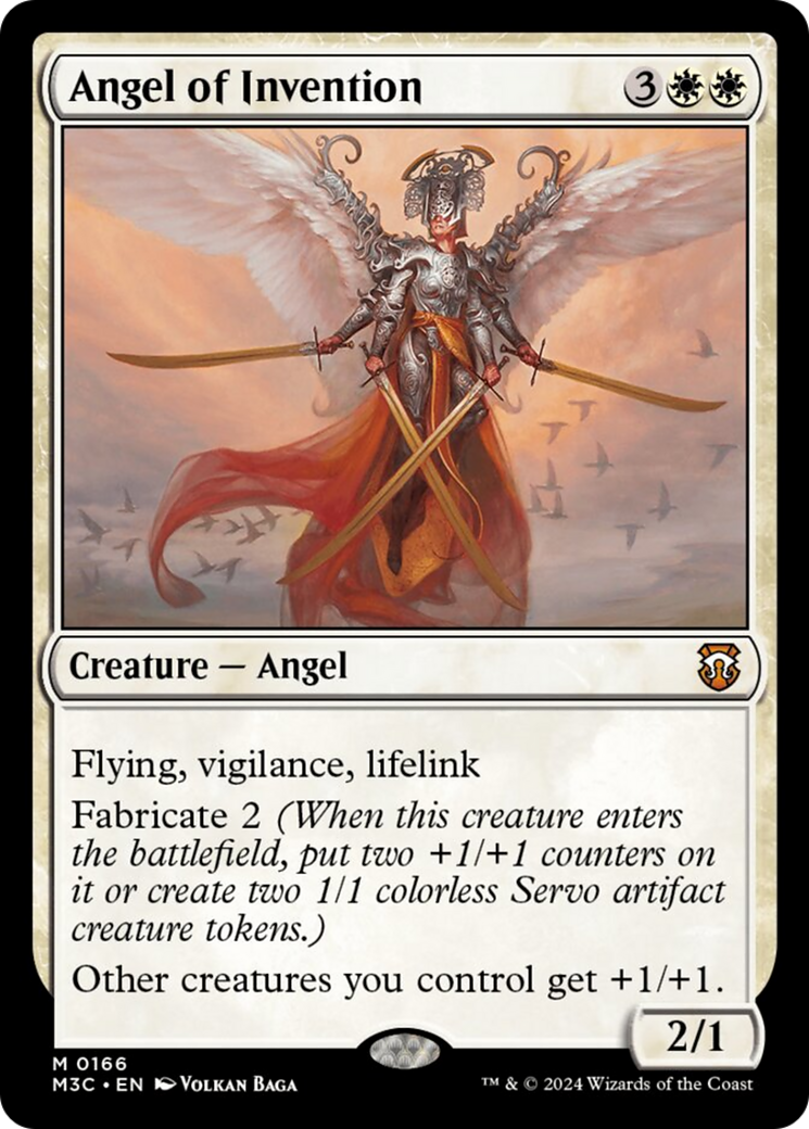 Angel of Invention (Ripple Foil) [Modern Horizons 3 Commander] MTG Single Magic: The Gathering | Red Claw Gaming