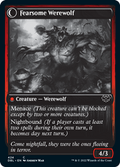 Fearful Villager // Fearsome Werewolf [Innistrad: Double Feature] MTG Single Magic: The Gathering | Red Claw Gaming