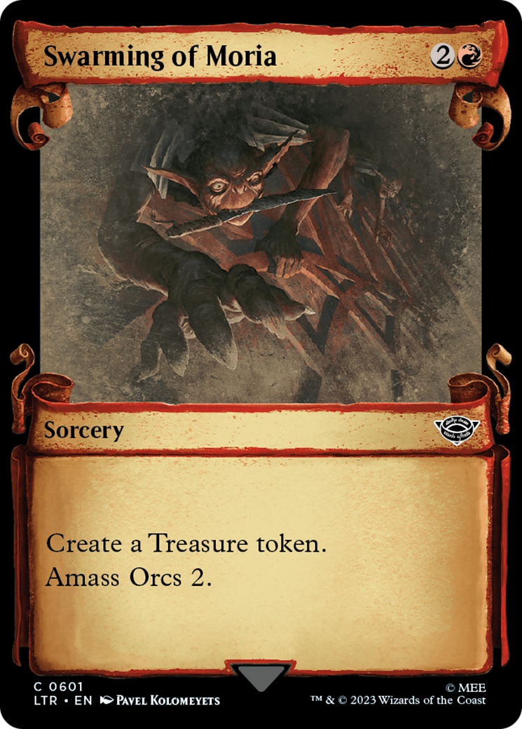 Swarming of Moria [The Lord of the Rings: Tales of Middle-Earth Showcase Scrolls] MTG Single Magic: The Gathering | Red Claw Gaming