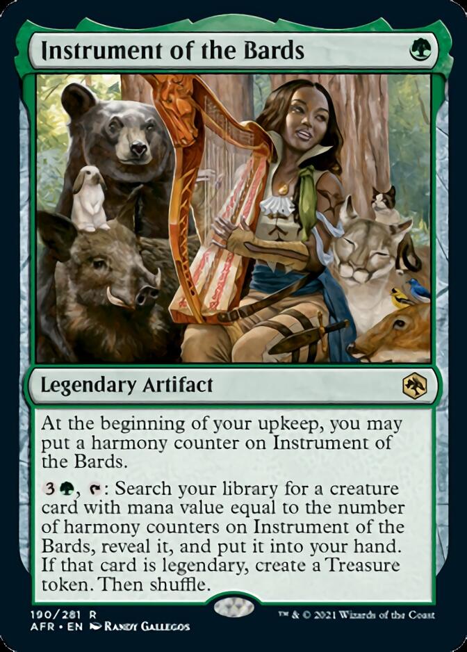 Instrument of the Bards [Dungeons & Dragons: Adventures in the Forgotten Realms] MTG Single Magic: The Gathering | Red Claw Gaming