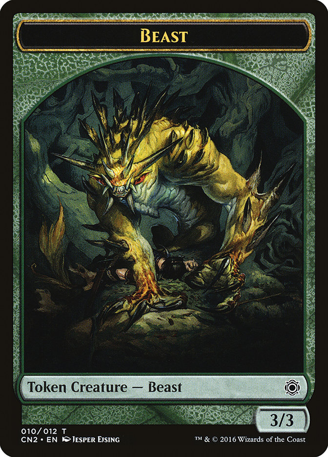 Beast Token [Conspiracy: Take the Crown Tokens] MTG Single Magic: The Gathering | Red Claw Gaming
