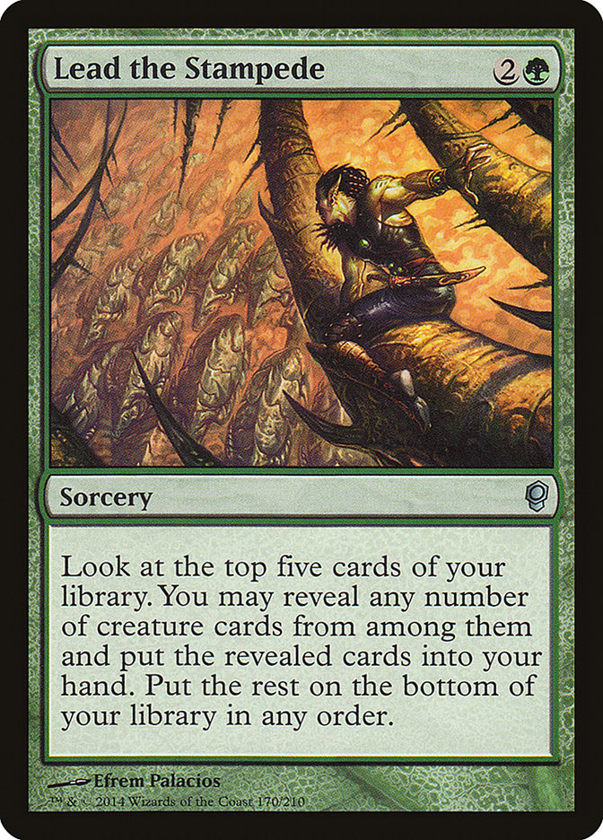 Lead the Stampede [Conspiracy] MTG Single Magic: The Gathering | Red Claw Gaming
