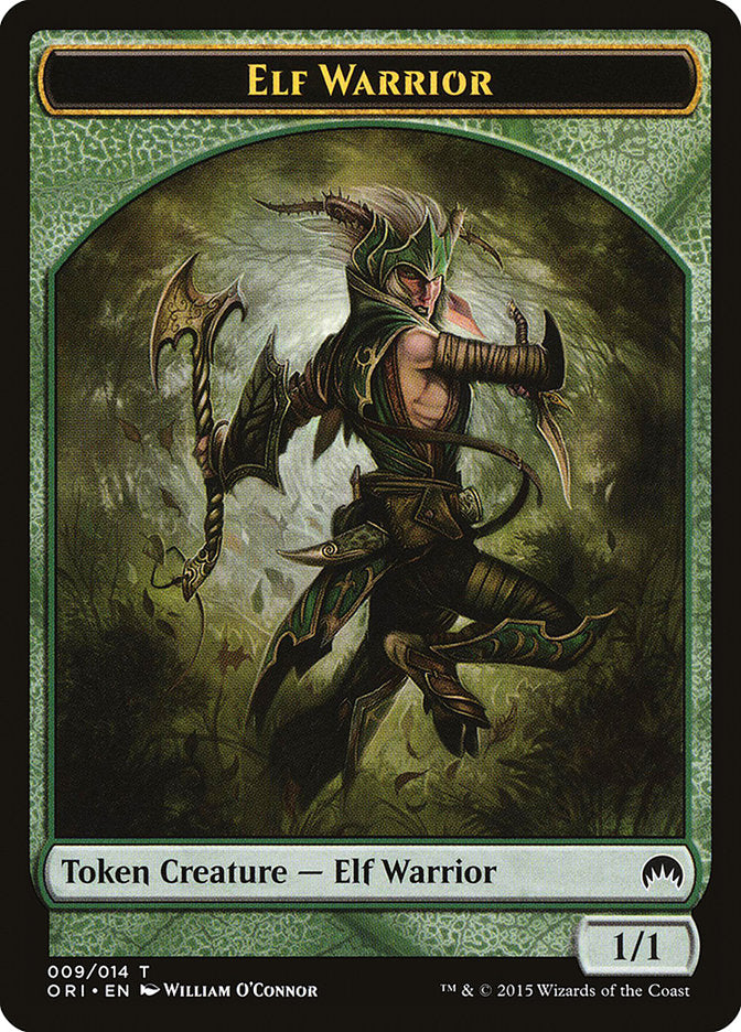 Elf Warrior Token [Magic Origins Tokens] MTG Single Magic: The Gathering | Red Claw Gaming