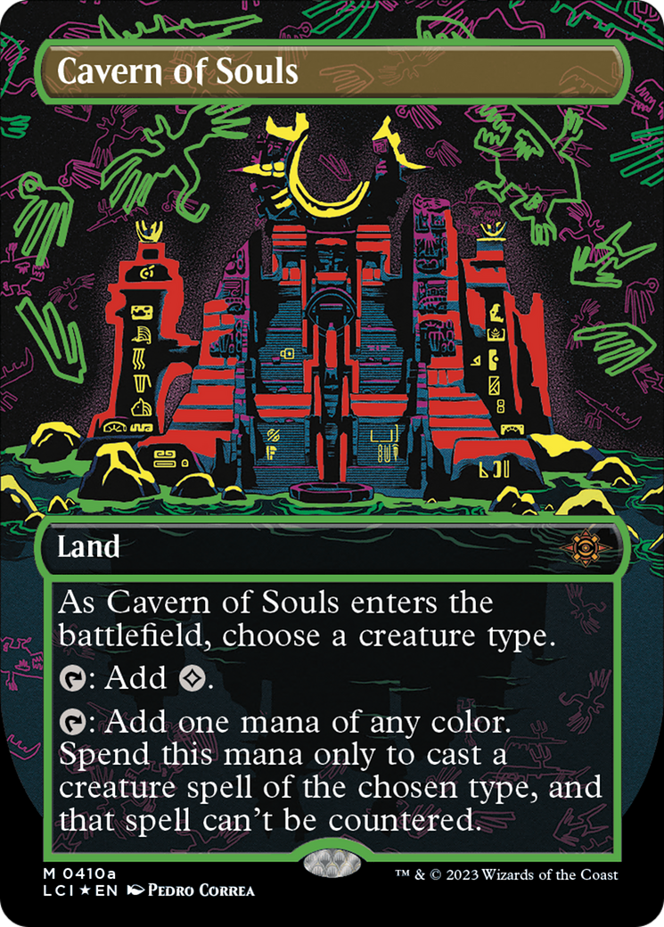 Cavern of Souls (0410a) (Borderless) [The Lost Caverns of Ixalan] MTG Single Magic: The Gathering    | Red Claw Gaming