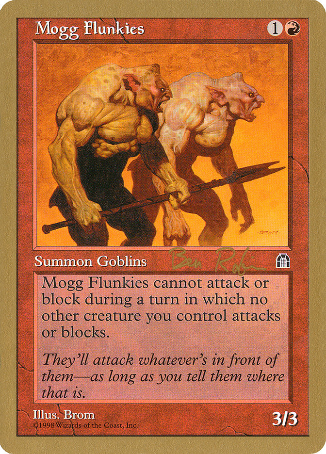 Mogg Flunkies (Ben Rubin) [World Championship Decks 1998] MTG Single Magic: The Gathering | Red Claw Gaming