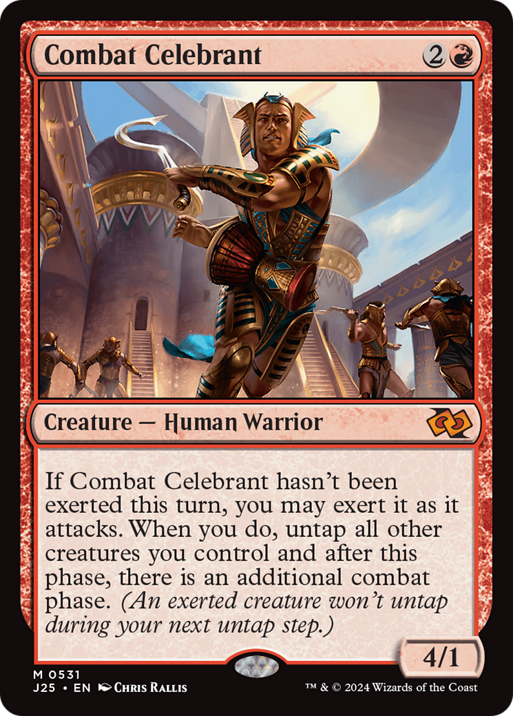 Combat Celebrant [Foundations Jumpstart] MTG Single Magic: The Gathering | Red Claw Gaming