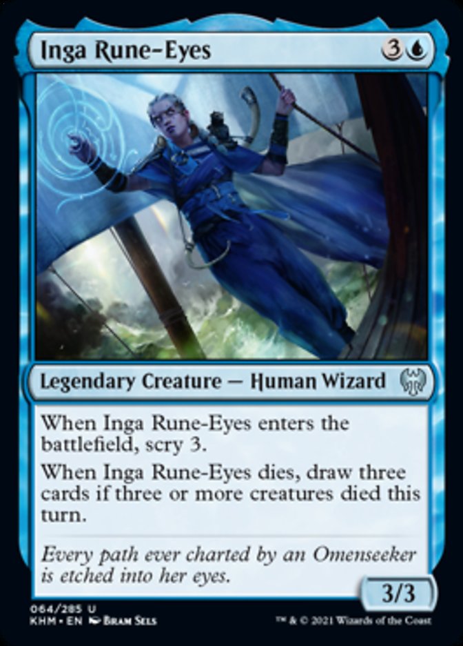 Inga Rune-Eyes [Kaldheim] MTG Single Magic: The Gathering | Red Claw Gaming