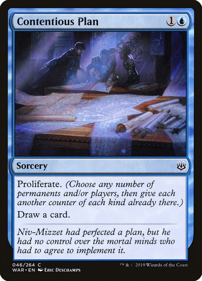 Contentious Plan [War of the Spark] MTG Single Magic: The Gathering | Red Claw Gaming