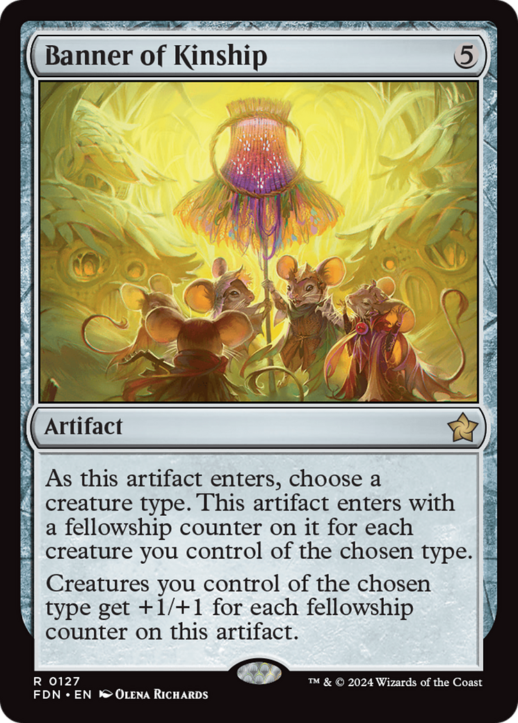 Banner of Kinship [Foundations] MTG Single Magic: The Gathering | Red Claw Gaming