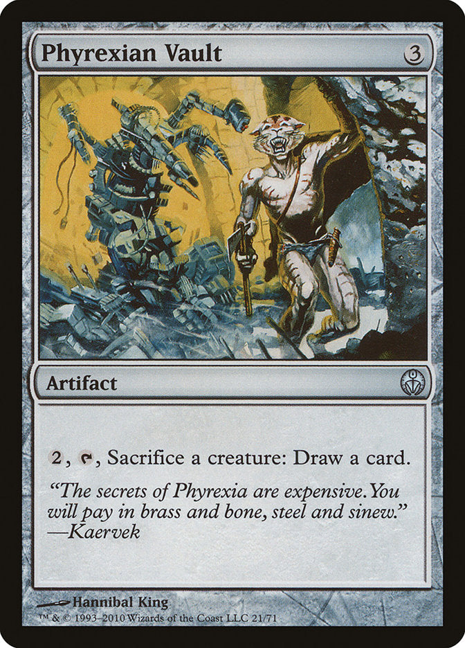 Phyrexian Vault [Duel Decks: Phyrexia vs. the Coalition] MTG Single Magic: The Gathering | Red Claw Gaming
