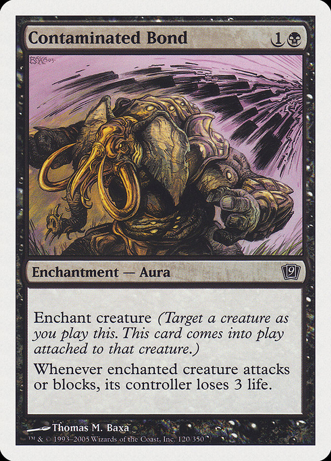 Contaminated Bond [Ninth Edition] MTG Single Magic: The Gathering | Red Claw Gaming