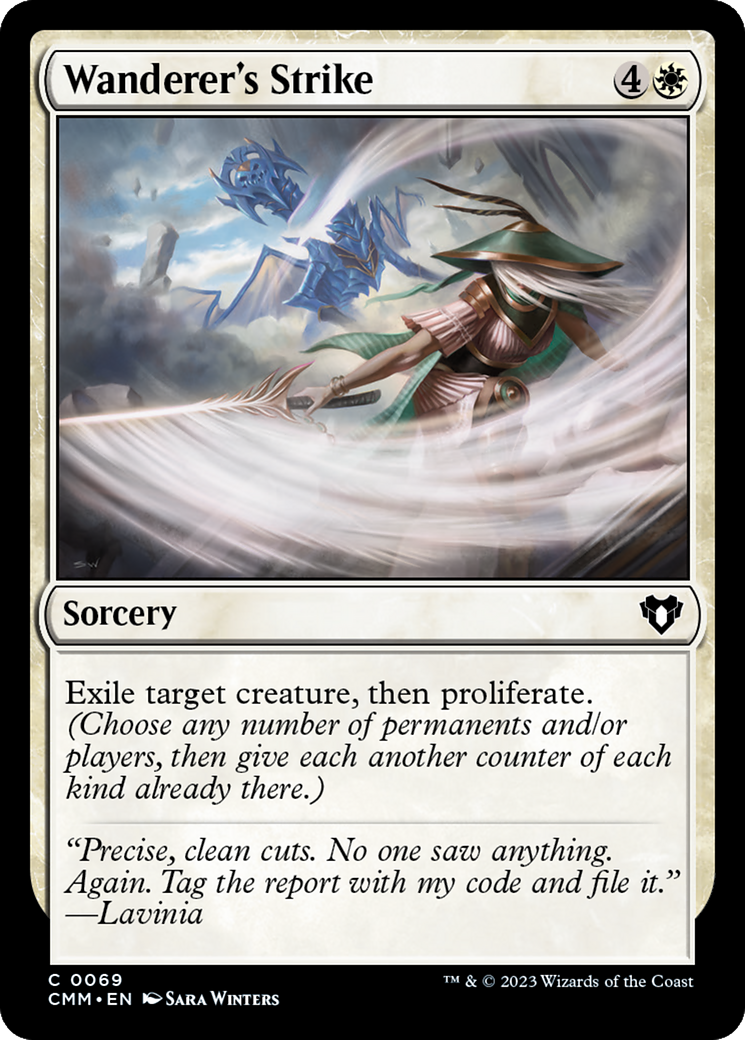 Wanderer's Strike [Commander Masters] MTG Single Magic: The Gathering    | Red Claw Gaming