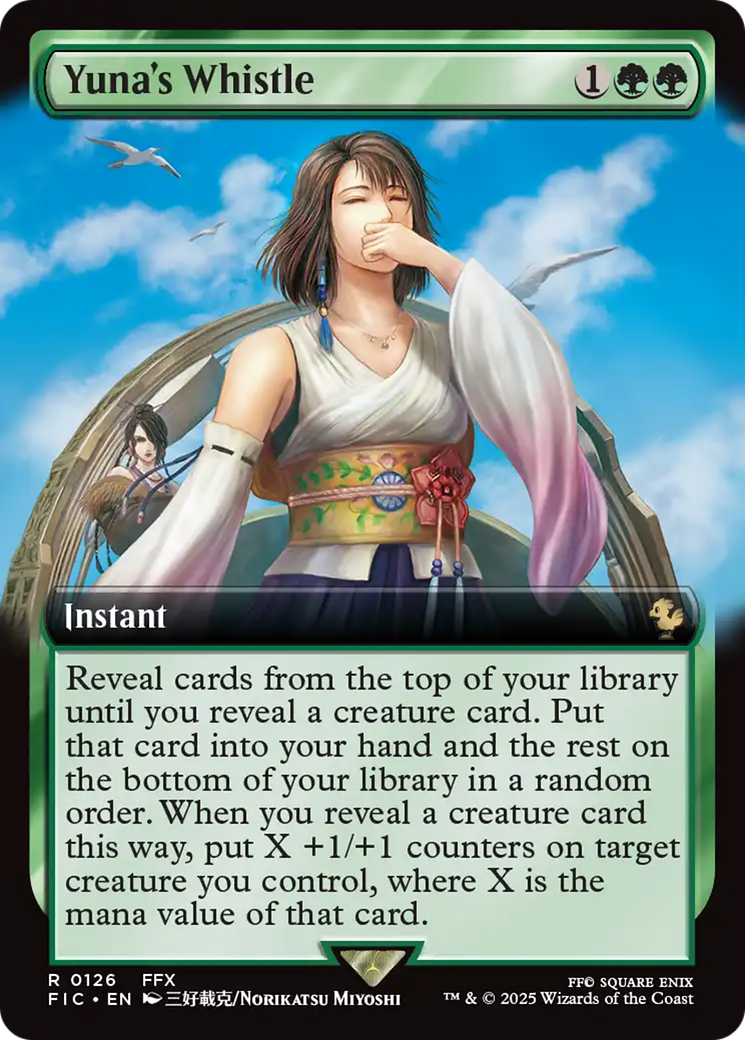 Yuna's Whistle (Extended Art) [FINAL FANTASY Commander] MTG Single Magic: The Gathering | Red Claw Gaming