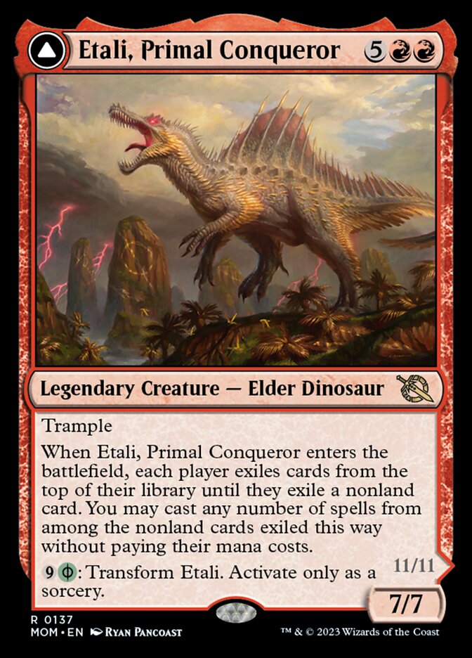 Etali, Primal Conqueror // Etali, Primal Sickness [March of the Machine] MTG Single Magic: The Gathering    | Red Claw Gaming