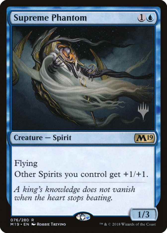 Supreme Phantom (Promo Pack) [Core Set 2019 Promos] MTG Single Magic: The Gathering | Red Claw Gaming