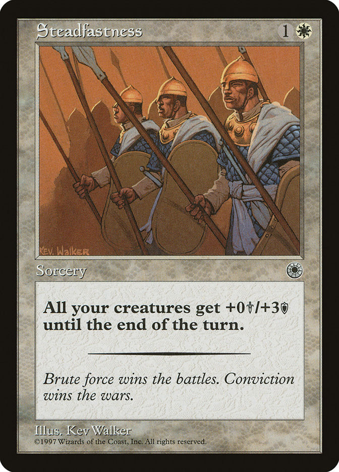 Steadfastness [Portal] MTG Single Magic: The Gathering | Red Claw Gaming