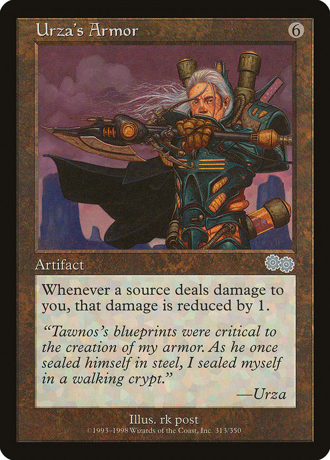 Urza's Armor [Urza's Saga] MTG Single Magic: The Gathering | Red Claw Gaming