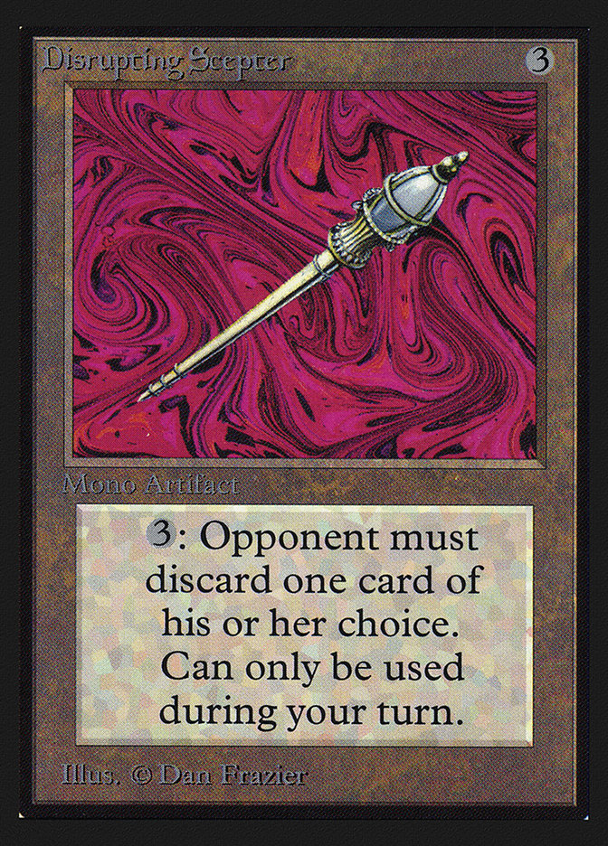 Disrupting Scepter [International Collectors' Edition] MTG Single Magic: The Gathering | Red Claw Gaming