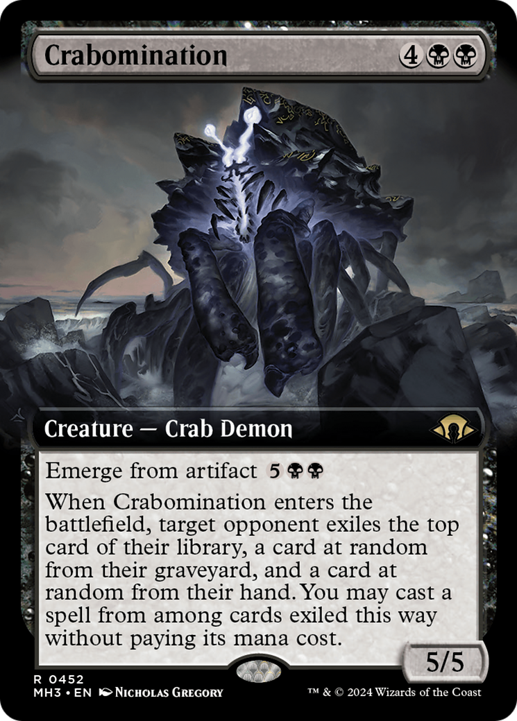 Crabomination (Extended Art) [Modern Horizons 3] MTG Single Magic: The Gathering | Red Claw Gaming