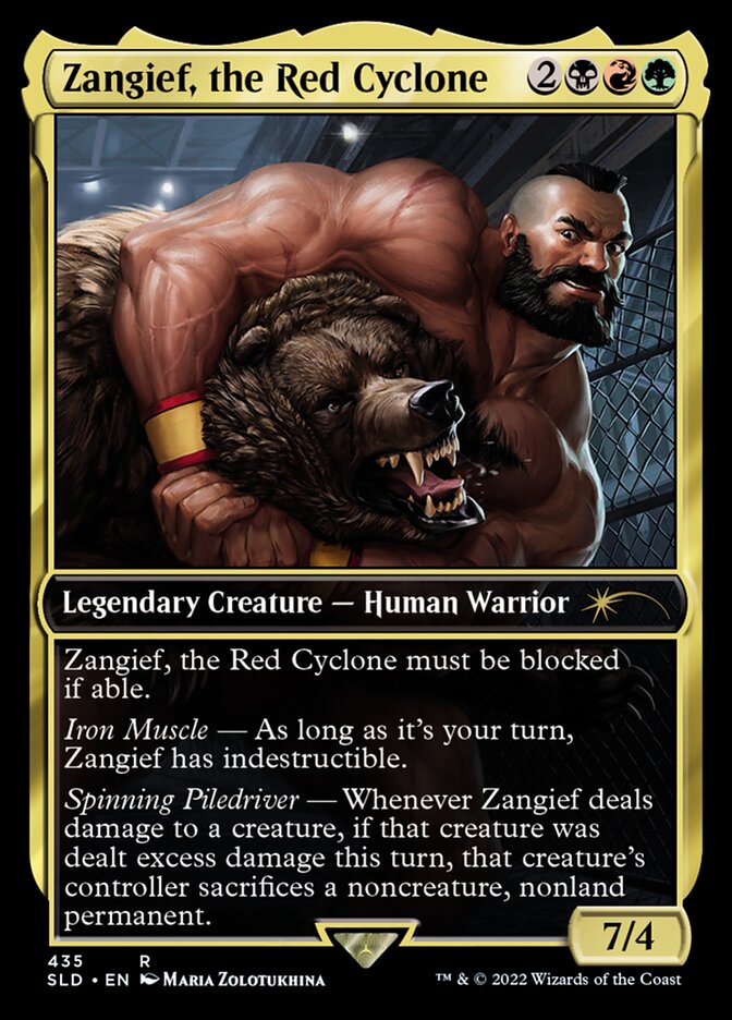 Zangief, the Red Cyclone [Secret Lair Drop Series] MTG Single Magic: The Gathering | Red Claw Gaming