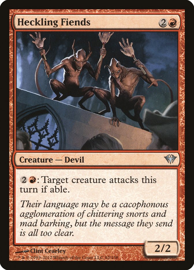Heckling Fiends [Dark Ascension] MTG Single Magic: The Gathering | Red Claw Gaming