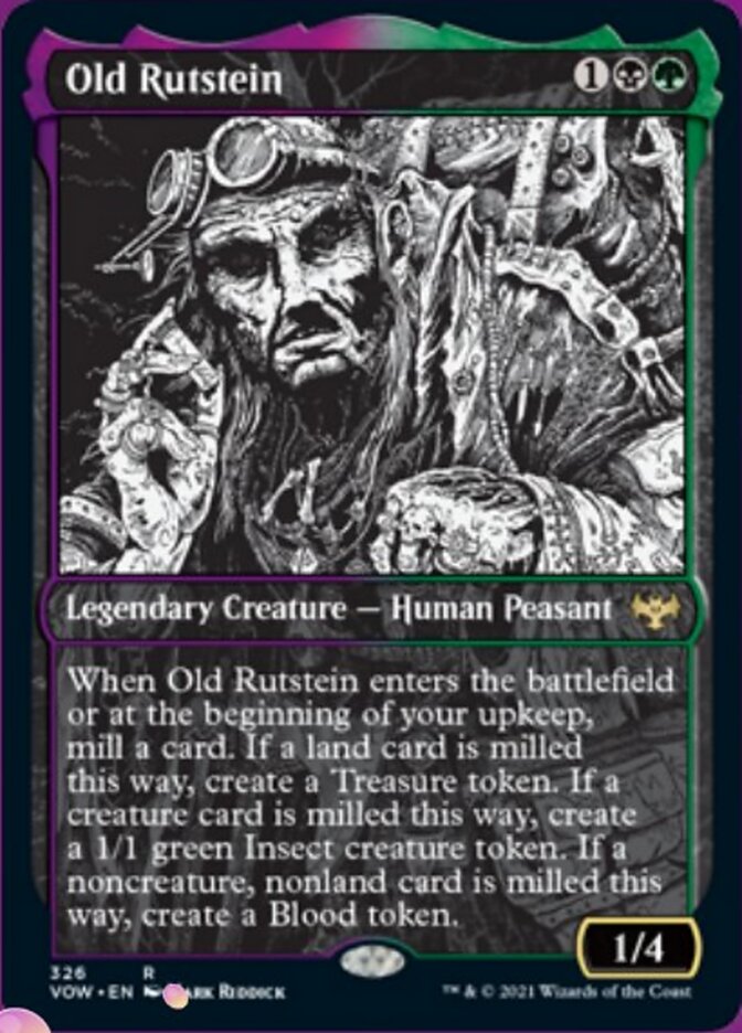 Old Rutstein (Showcase Eternal Night) [Innistrad: Crimson Vow] MTG Single Magic: The Gathering | Red Claw Gaming