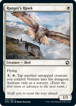 Ranger's Hawk [Dungeons & Dragons: Adventures in the Forgotten Realms] MTG Single Magic: The Gathering | Red Claw Gaming