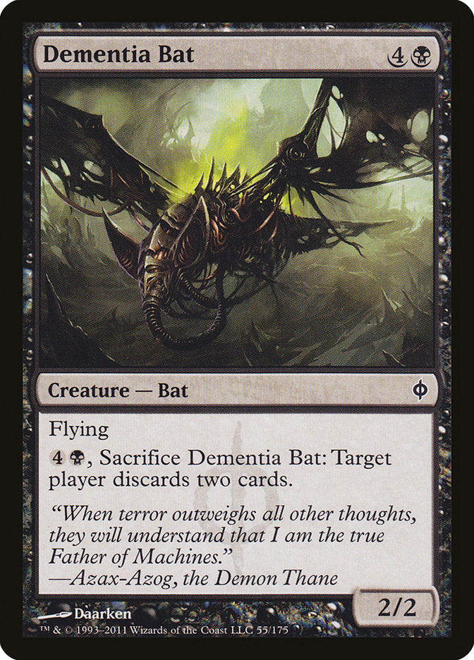 Dementia Bat [New Phyrexia] MTG Single Magic: The Gathering | Red Claw Gaming