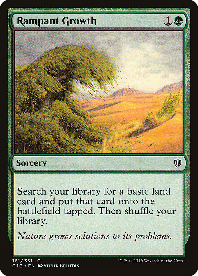 Rampant Growth [Commander 2016] MTG Single Magic: The Gathering | Red Claw Gaming