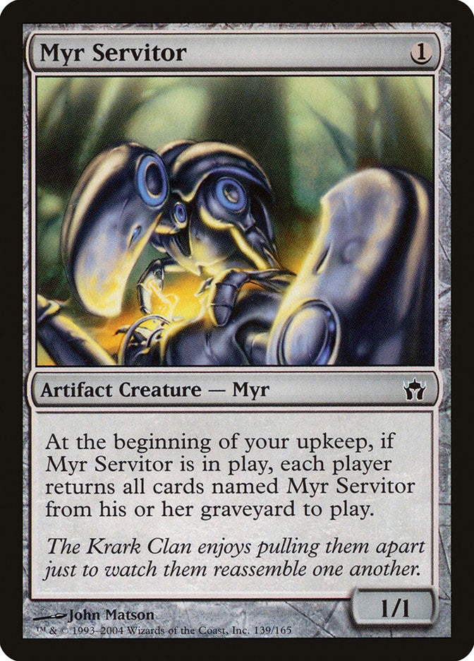 Myr Servitor [Fifth Dawn] MTG Single Magic: The Gathering | Red Claw Gaming