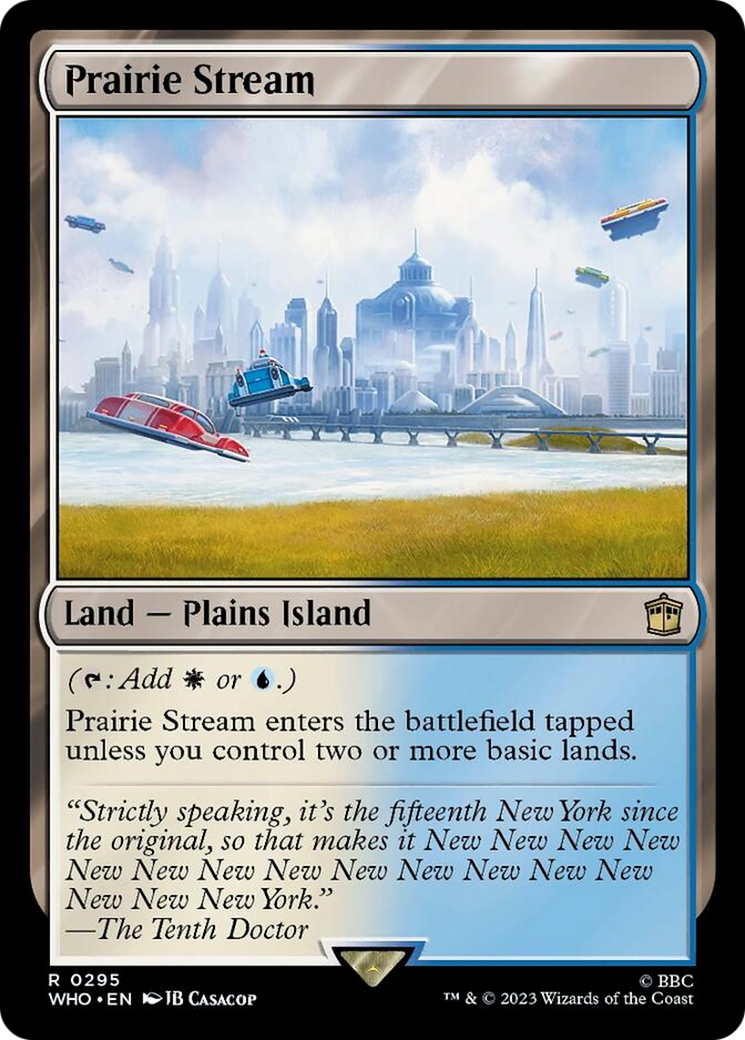 Prairie Stream [Doctor Who] MTG Single Magic: The Gathering | Red Claw Gaming