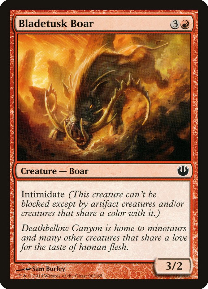 Bladetusk Boar [Journey into Nyx] MTG Single Magic: The Gathering | Red Claw Gaming